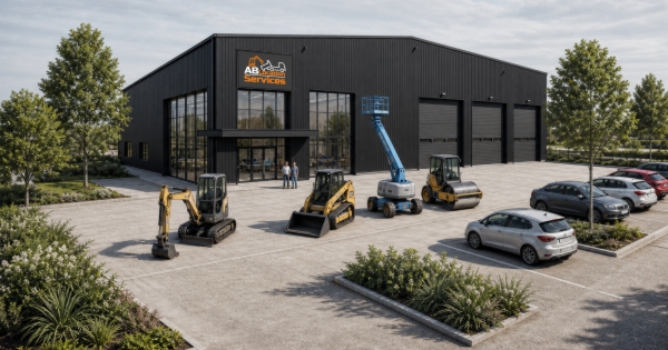 Nouveau local de location de mat�riel BTP � Ondres