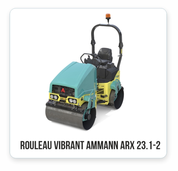 Locatio Ondres Rouleau vibrant Ammann ARX 23